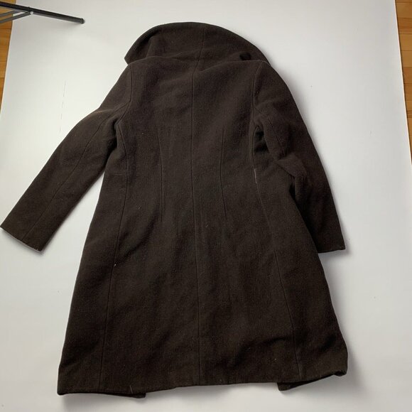 Rudsak Collection Womens size Medium Brown Wool Blend Lined Jacket no hood - Picture 9 of 14